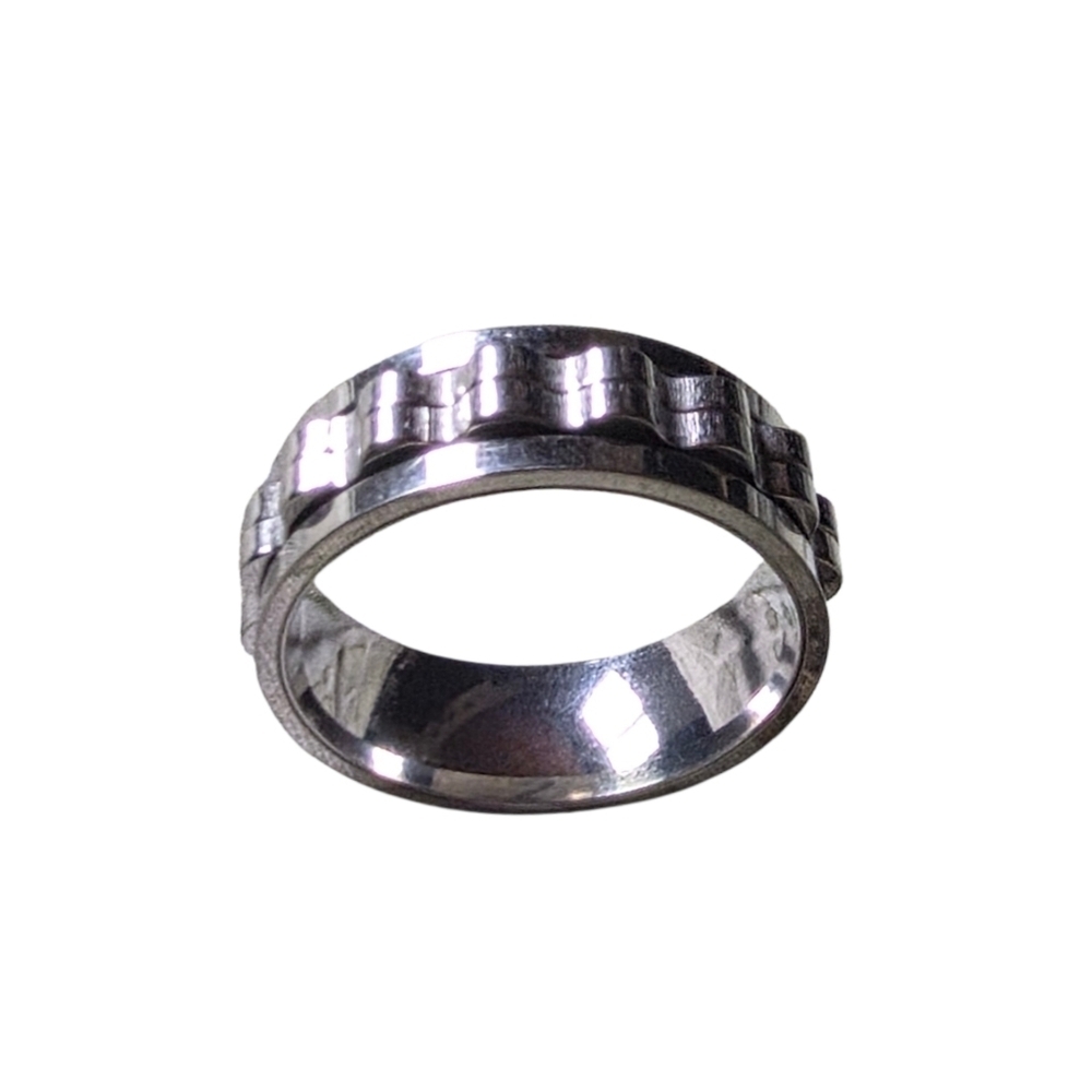 New Stainless Steel Spinner Ring Size 11 - Picture 1 of 4